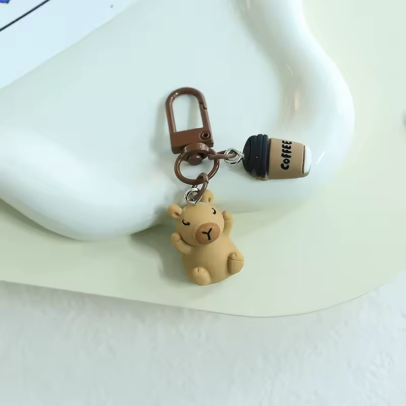 Super Cute and Mini Capybara Keychain, Kawaii Looking Bag Accessory/Charm, Many Options