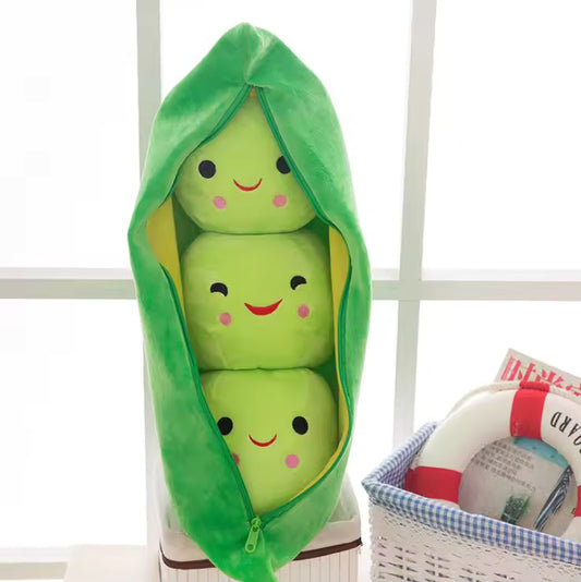25 Cm Super Cute and Soft Baby Peas Plush, Come in Color Green and Yellow
