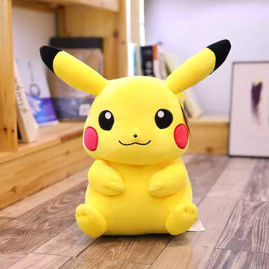 20/45 Cm Super Cute Yellow Pokemon Stuffed Animal Pikachu, High Quality Anime Doll