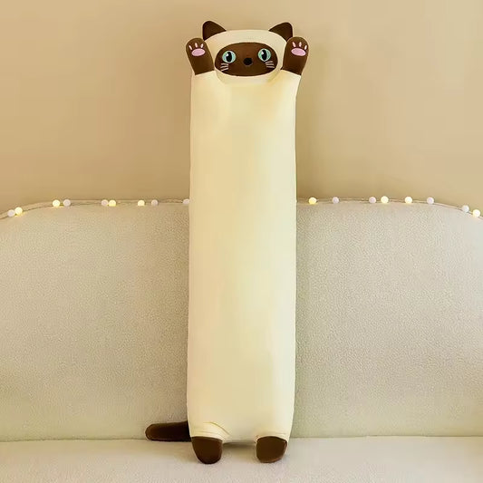 50-110 Cm Cute Long Cat Plushie, Stuffed Animal Pillow, Great Choice for Birthday Gift