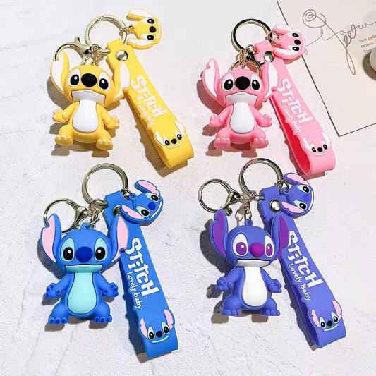 Cute and Adorable Keychain - Lilo & Stitch Pendant Sweet Gifts for Both Boys and Girls
