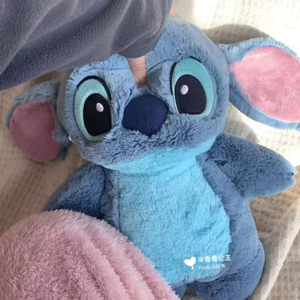Disney Stitch & Lilo Extra Soft Hand Warmer and Water Bottle, Cute Winter Accessories