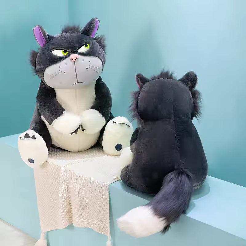 25 Cm Funny Evil Looking Japanese Cat Plushie, Interesting Cat Soft Animal