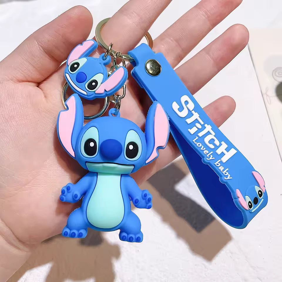 Cute and Adorable Keychain - Lilo & Stitch Pendant Sweet Gifts for Both Boys and Girls