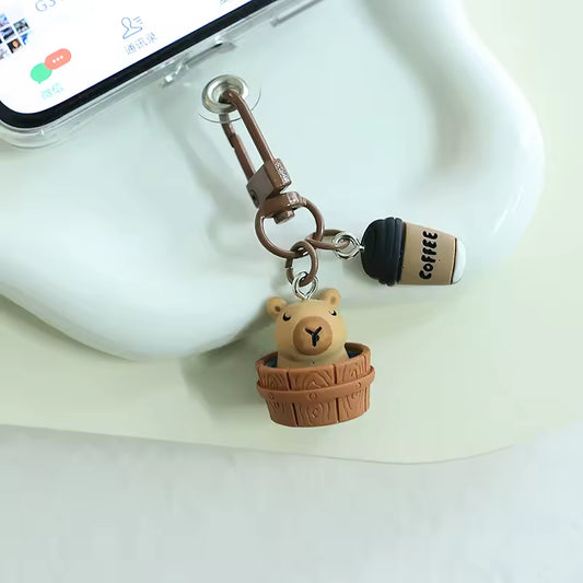 Super Cute and Mini Capybara Keychain, Kawaii Looking Bag Accessory/Charm, Many Options