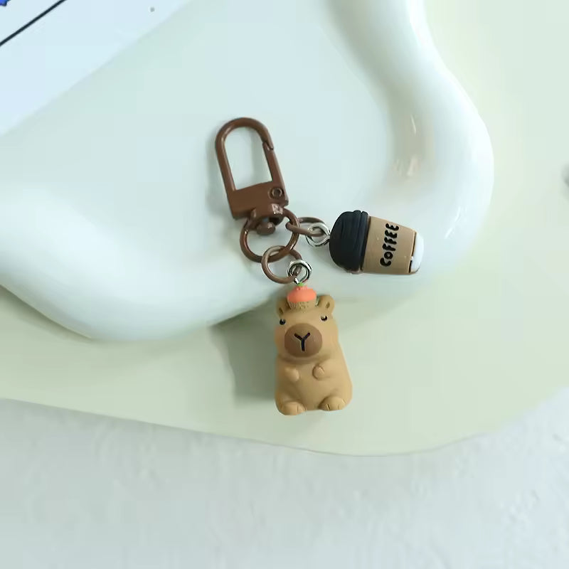 Super Cute and Mini Capybara Keychain, Kawaii Looking Bag Accessory/Charm, Many Options