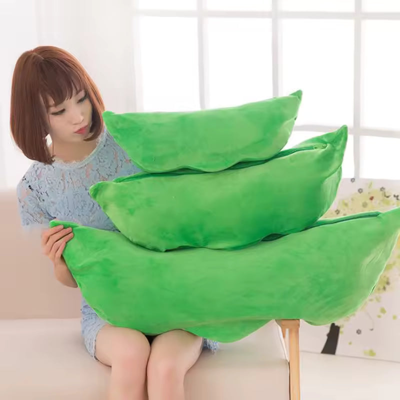 25 Cm Super Cute and Soft Baby Peas Plush, Come in Color Green and Yellow