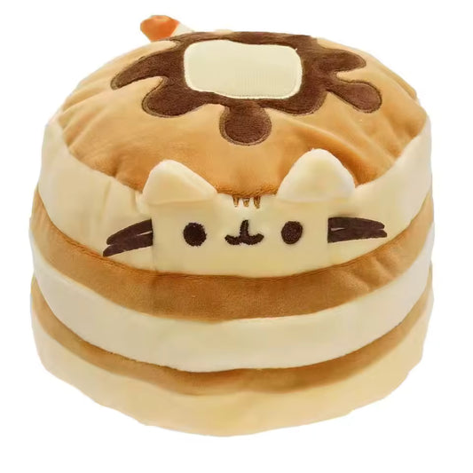 15 Cm Cute Breakfast Cat Plushie, Breakfast Sandwich and Pancake Kitty Stuffed Animal