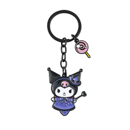 High Quality Cute and Adorable Sanrio Character Kuromi Keycharm for Bags and Keys