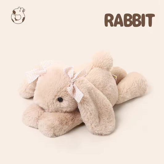 35 Cm Cute and Adorable White/Vanilla Colored Rabbit Plushie, Soft and High Quality Stuffed Animal