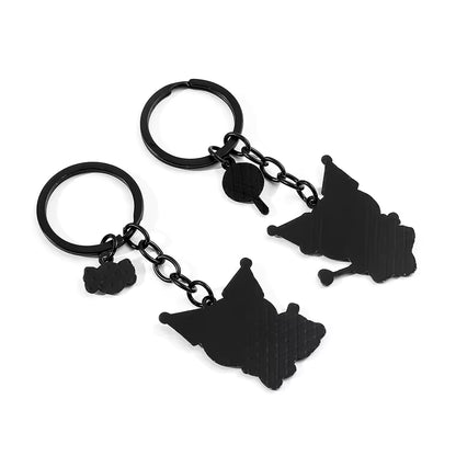High Quality Cute and Adorable Sanrio Character Kuromi Keycharm for Bags and Keys