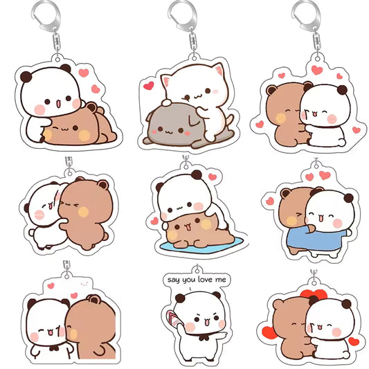 High Quality Super Kawaii Couple Dudu Bubu Bag/Key Charm