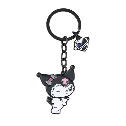 High Quality Cute and Adorable Sanrio Character Kuromi Keycharm for Bags and Keys