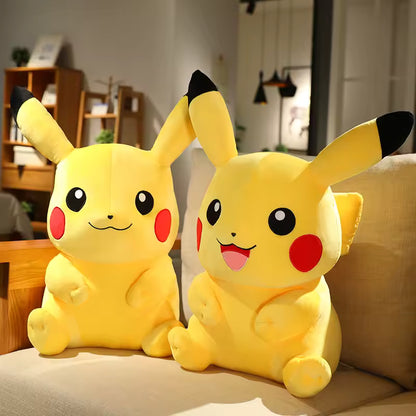 20/45 Cm Super Cute Yellow Pokemon Stuffed Animal Pikachu, High Quality Anime Doll