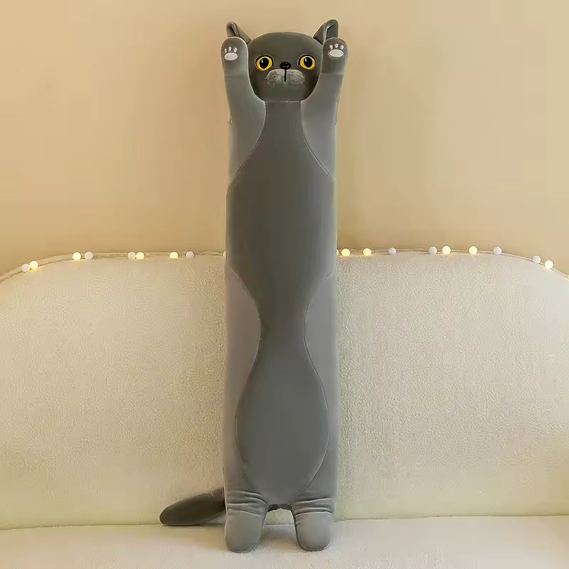 50-110 Cm Cute Long Cat Plushie, Stuffed Animal Pillow, Great Choice for Birthday Gift