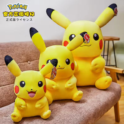 20/45 Cm Super Cute Yellow Pokemon Stuffed Animal Pikachu, High Quality Anime Doll