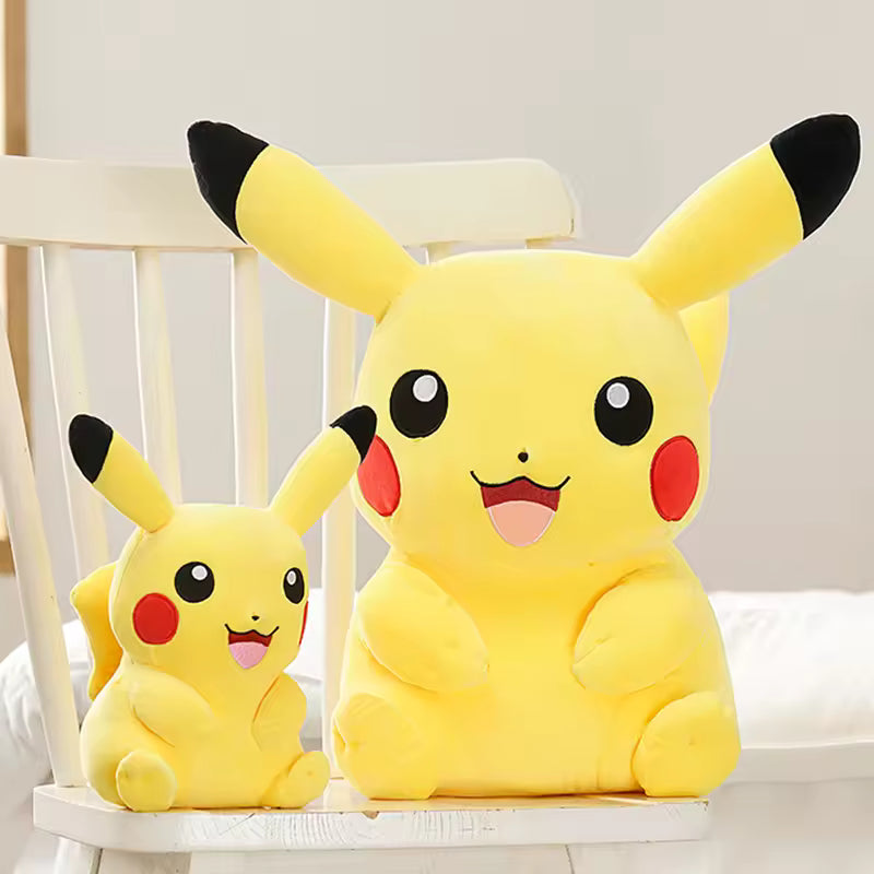20/45 Cm Super Cute Yellow Pokemon Stuffed Animal Pikachu, High Quality Anime Doll