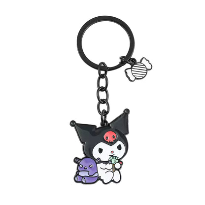 High Quality Cute and Adorable Sanrio Character Kuromi Keycharm for Bags and Keys