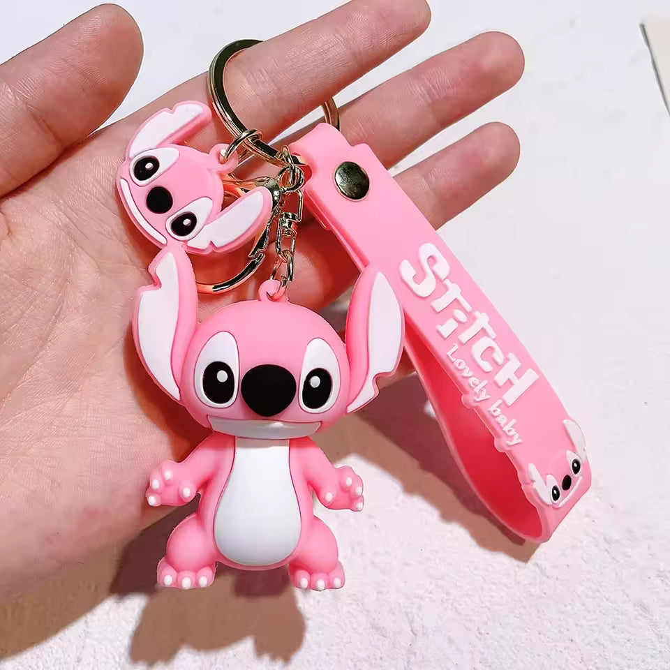 Cute and Adorable Keychain - Lilo & Stitch Pendant Sweet Gifts for Both Boys and Girls