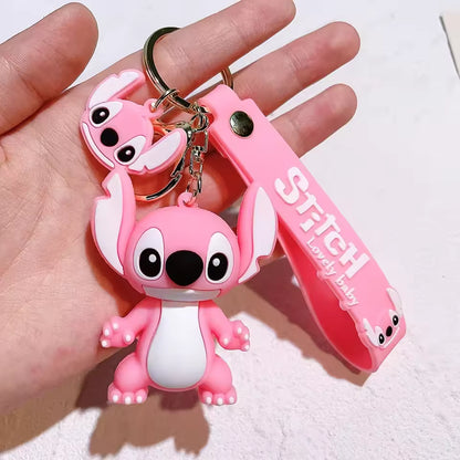 Cute and Adorable Keychain - Lilo & Stitch Pendant Sweet Gifts for Both Boys and Girls