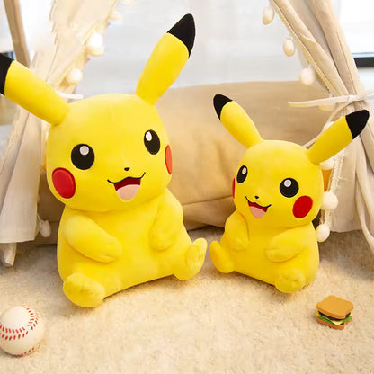 20/45 Cm Super Cute Yellow Pokemon Stuffed Animal Pikachu, High Quality Anime Doll