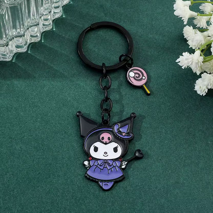 High Quality Cute and Adorable Sanrio Character Kuromi Keycharm for Bags and Keys