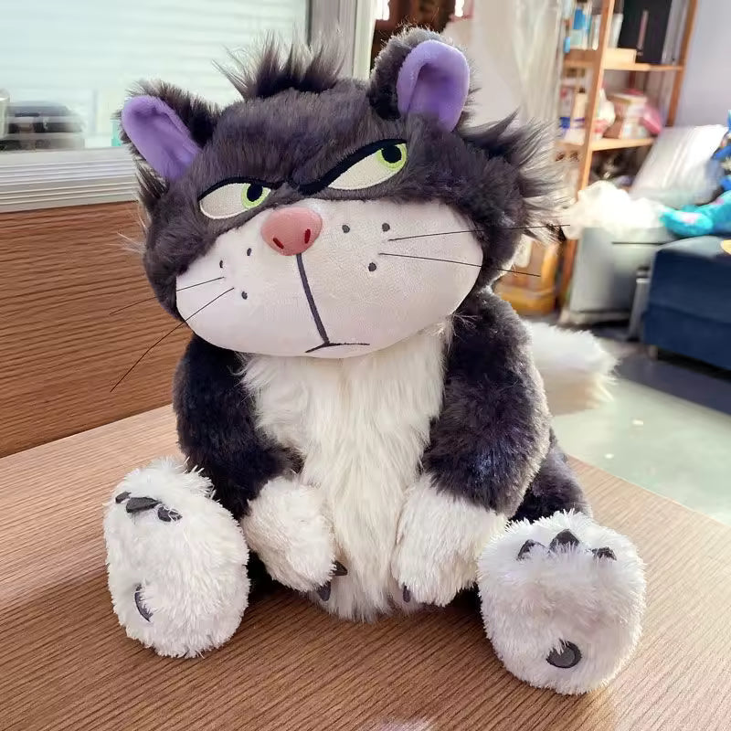 25 Cm Funny Evil Looking Japanese Cat Plushie, Interesting Cat Soft Animal