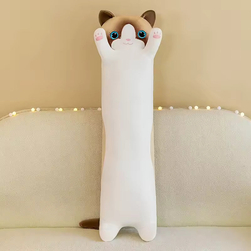 50-110 Cm Cute Long Cat Plushie, Stuffed Animal Pillow, Great Choice for Birthday Gift