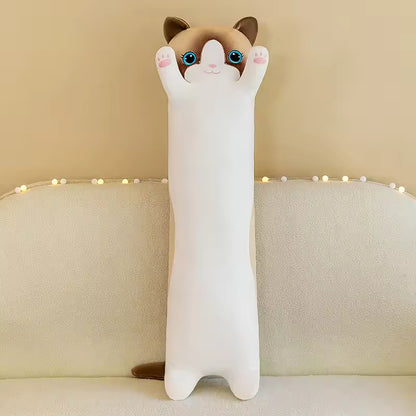 50-110 Cm Cute Long Cat Plushie, Stuffed Animal Pillow, Great Choice for Birthday Gift