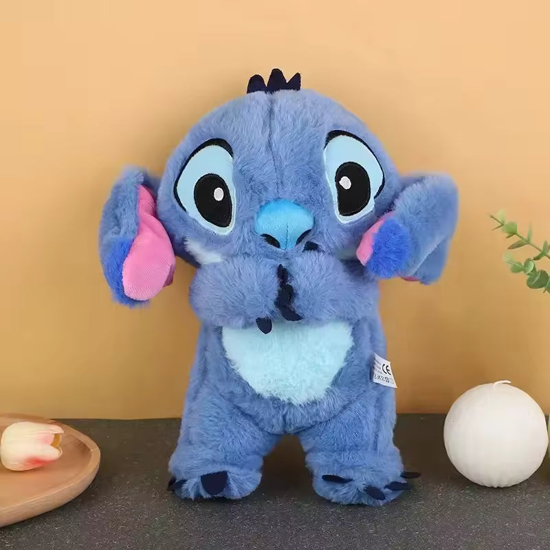 Super Soft Stitch Plush that Lights Up in The Center, Kawaii Singing Plush for Peaceful Sleep