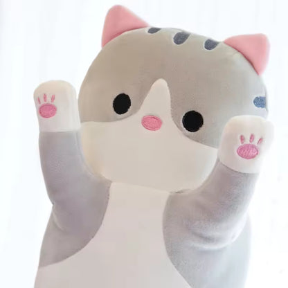 50-110 Cm Cute Long Cat Plushie, Stuffed Animal Pillow, Great Choice for Birthday Gift