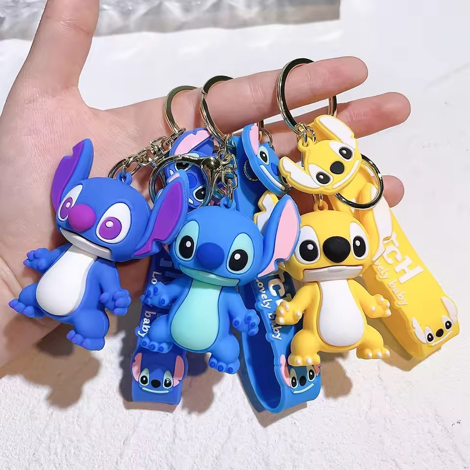 Cute and Adorable Keychain - Lilo & Stitch Pendant Sweet Gifts for Both Boys and Girls