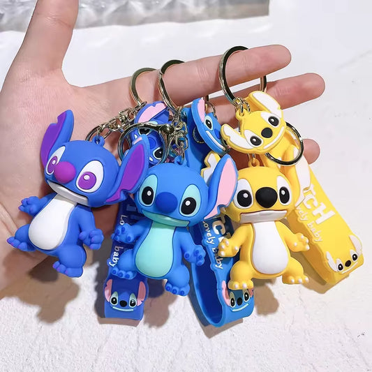 Cute and Adorable Keychain - Lilo & Stitch Pendant Sweet Gifts for Both Boys and Girls