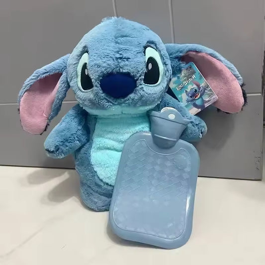 Disney Stitch & Lilo Extra Soft Hand Warmer and Water Bottle, Cute Winter Accessories