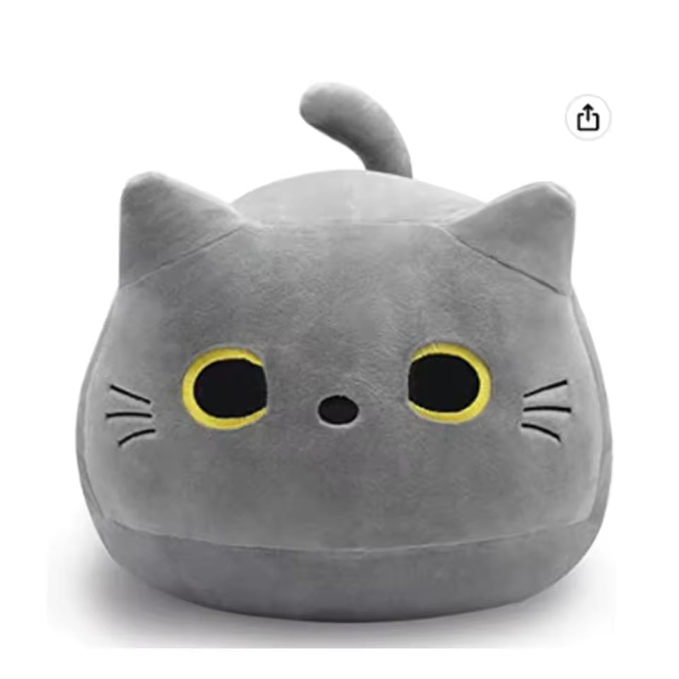 30 Cm Cute and Adorable Cat Pillow Plushie, Soft Cuddly Stuffed Animal